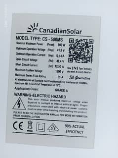 Canadian 500 watt or homeage inverter 1800 watts