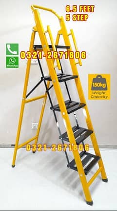 IRON FOLDABLE LADDER 6.5 FEET FOR HOME USE 0