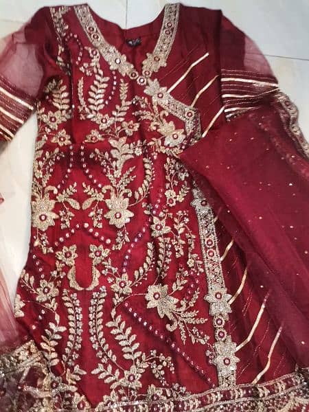 3 pc net gharara by shahposh 2