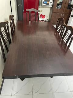 wooden dinning table