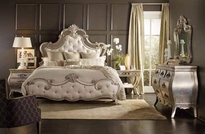 luxury bed/bedset/kingsize double bed/wooden bedset /dressing table 4