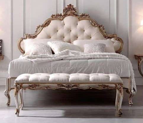 luxury bed/bedset/kingsize double bed/wooden bedset /dressing table 9