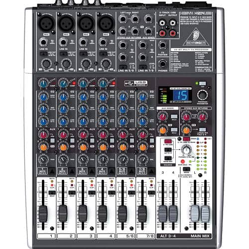 Behringer XENYX X1204USB – 12-Input USB Audio Mixer 0