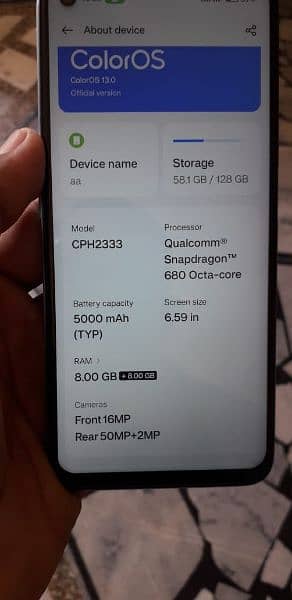 oppo A96 8+8/128 6