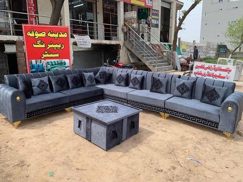 L shap sofa set 0