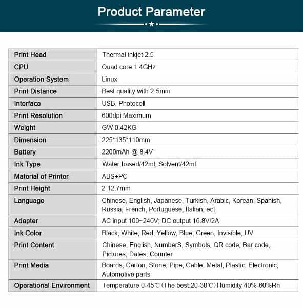 industrial inkjet handheld printer expiry date batch code printing 4