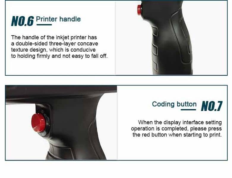 industrial inkjet handheld printer expiry date batch code printing 8