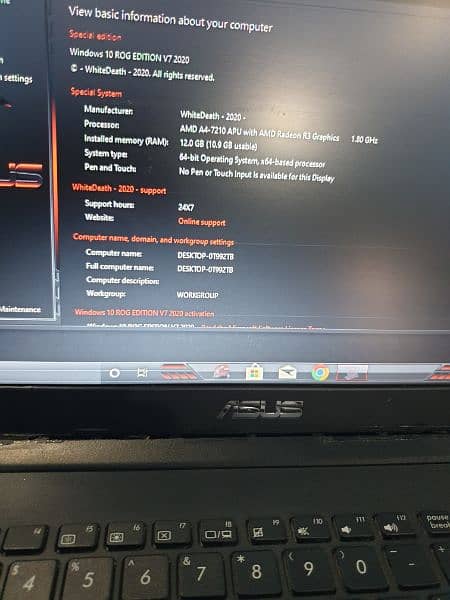 asus gaming laptop hight speed endless 6