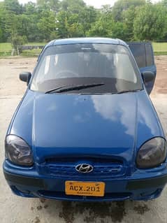 Hyundai Santro 2000 color Blue For Sale