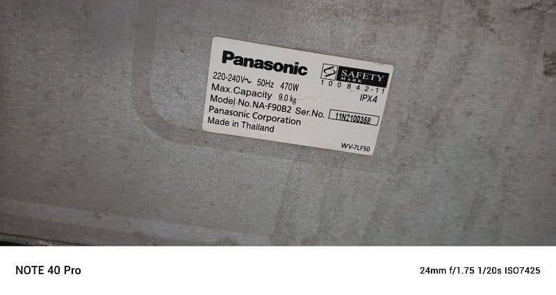 Panasonic Japanese 9kg Automatic genuine 2