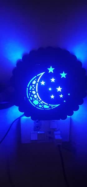 Beautiful design lamp blue color 1