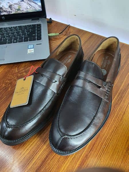 Pure Leather Imported Shoes Size 8 Made in India 2