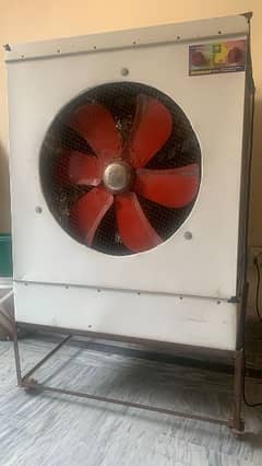 new air cooler with iron stand very good condition