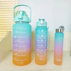 Gym Water Bottle- Pack Of 3 | The Product Delivery Is Available 0