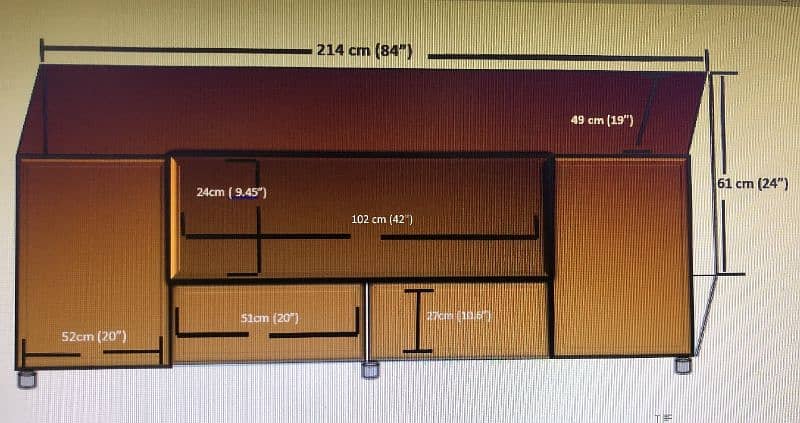 LED TV console 0