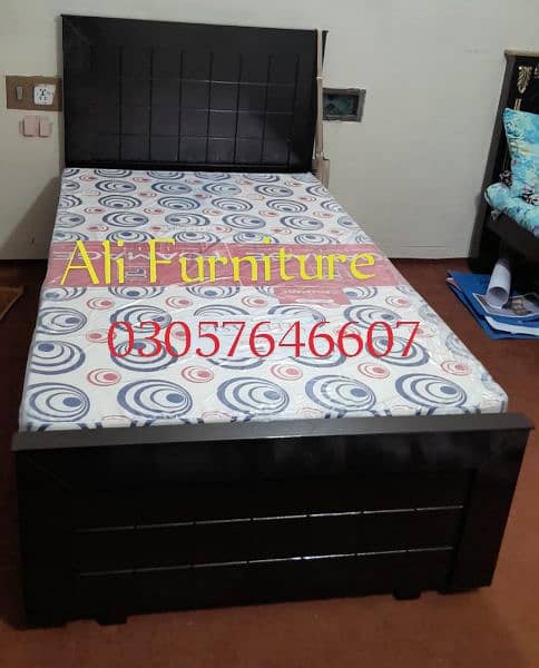 Single bed/Latest bed/Wooden bed/ 3