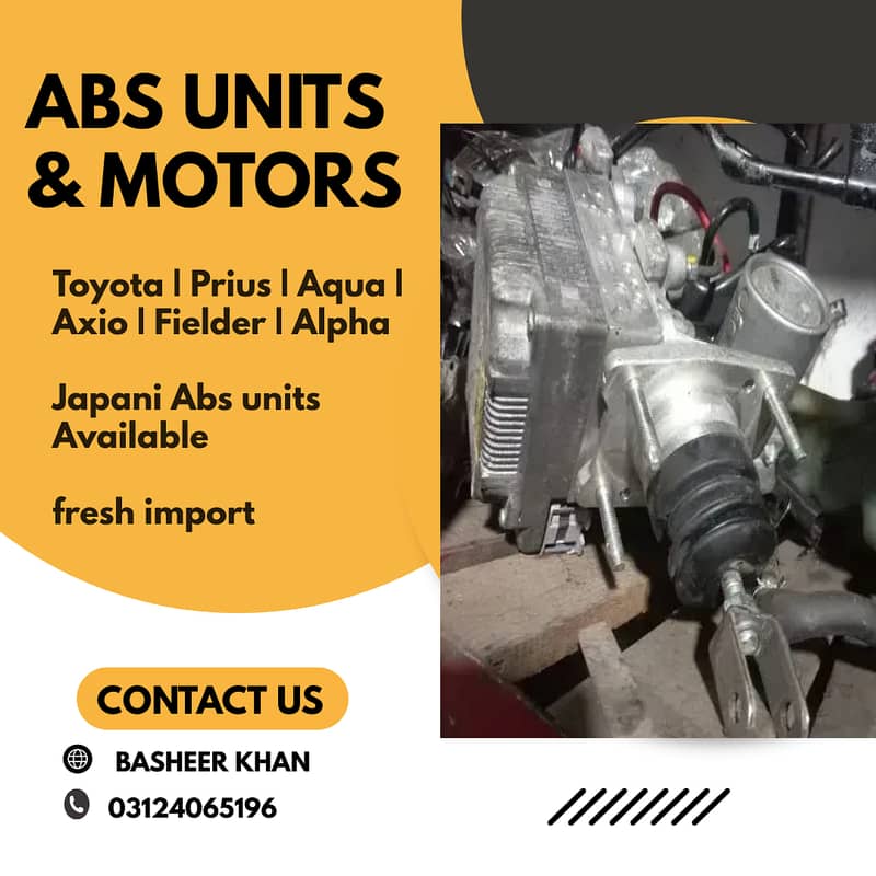 Toyota Aqua Toyota Prius Abs Unit Available 0