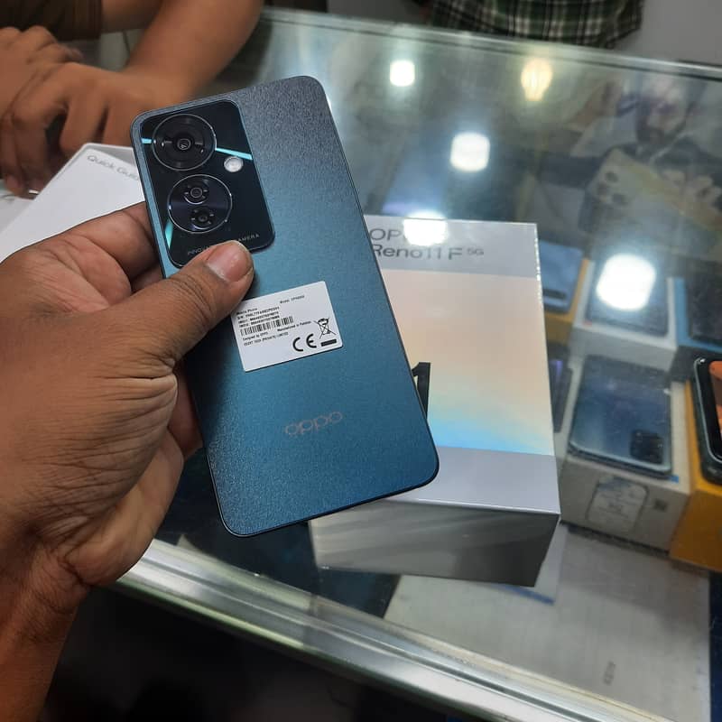 oppo reno 11f just box open, brand new pis 4