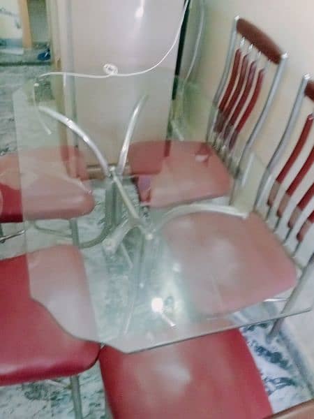 dinning table with 6 chairs 2