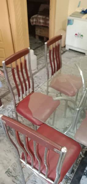 dinning table with 6 chairs 3