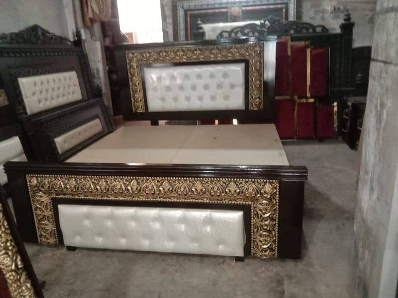 Double bed / Brass bed / bed set / furniture for sale 8