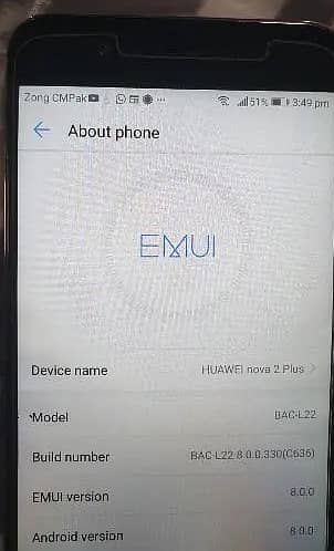 HUAWEI NOVA 2 PLUS 2