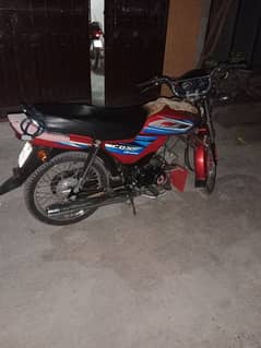 bike blue and red colour new condition