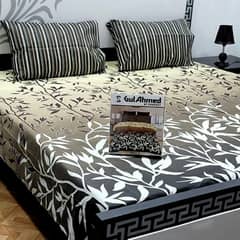 3 PCs cotton double bedsheet