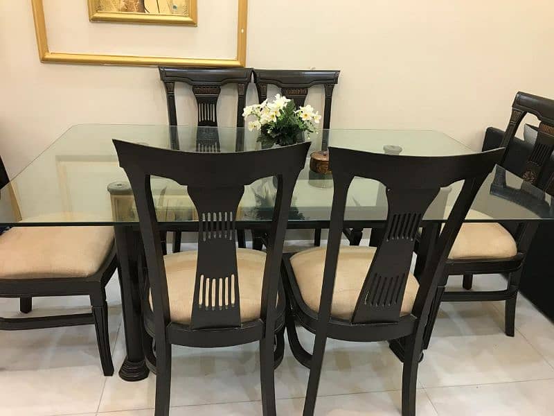 Dining table set 6 chairs 1