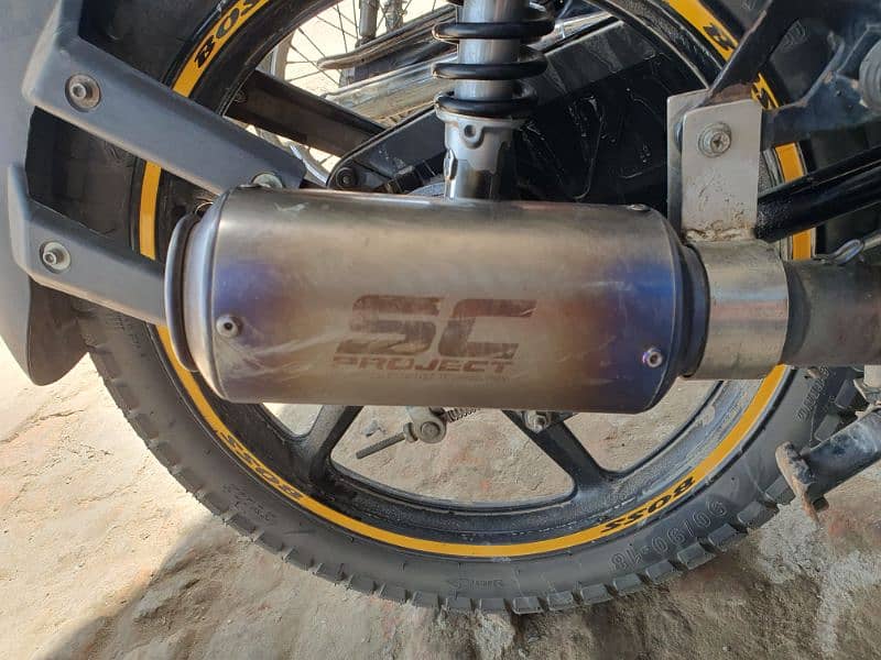 SC PROJECT EXHAUST silencer for ybr suzuki honda 1