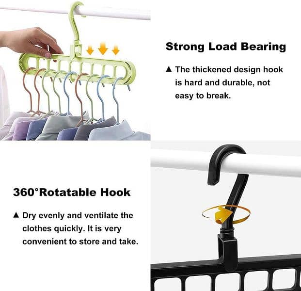 *9 hole rotating hanger pack of 3* 0