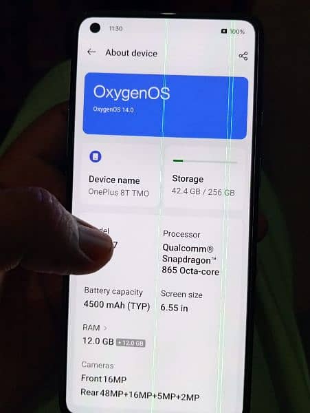 OnePlus 8T Non PTA 12 GB Ram 256 GB Storage Beast For PUBG MOBILE. 13