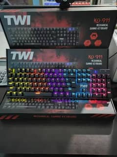 TWI KD-911, 12 Modes Lights Effects, 104 Keys, Function Shortcut Keys.