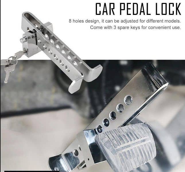 Car Bedal Lock l Steel Lock l Car Protection l 0323-45363754 1