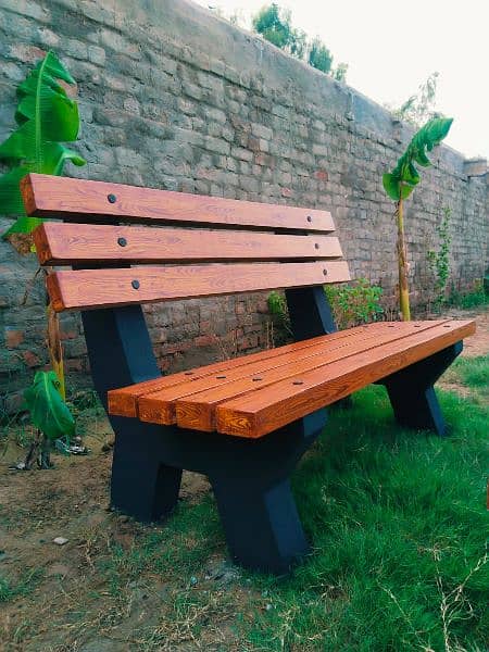 Cement, Concrete Bench, Chair and table for outdoor garden 2