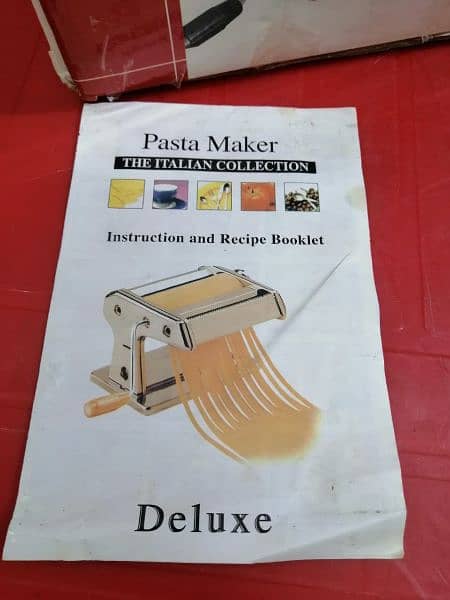 Deluxe 180mm Manual Pasta  / Macroni Maker Machine, Imported 1