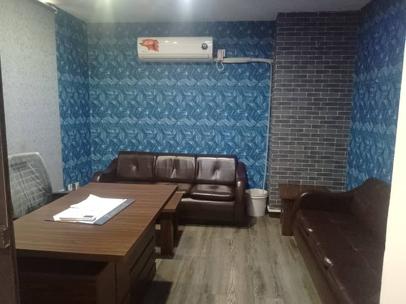 1130 SFT Well Furnished Corporate Office Available For Rent At Main Boulevard Gulberg 9