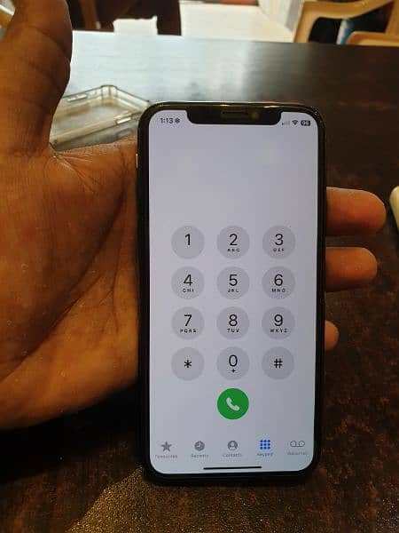 i phone x 64gb pta approved face id ok true tune ok 10/9 condation 4