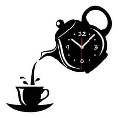 premium analog kettle wall clock