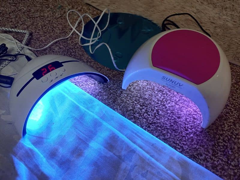 Nail uv lamps. Nail drying, baby phototherapy, currency checking 5