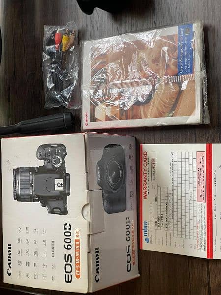 CANON 600D DSLR CAMERA WITH ALL ACCESSORIES FOR SALE 4