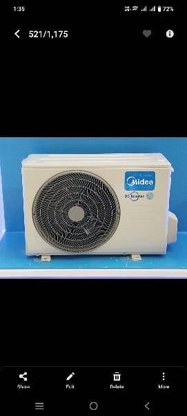 MIDEA 1.5 ton inverter Wall mount ac available T3 compressor 1