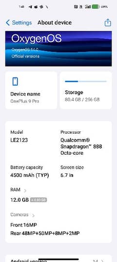 OnePlus 9 pro 12.266 single sim 03359232948 0