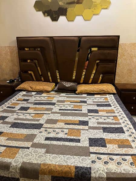 King size double bed used only for 3 months 1