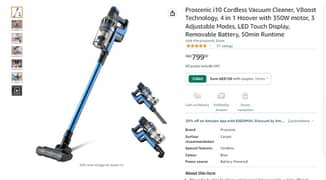 Proscenic i10 Cordless Vacuum Cleaner