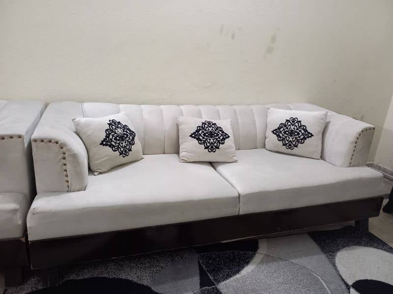 3 2 1 sofa set off white colour 0310-4519611 0