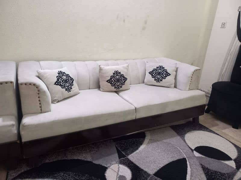 3 2 1 sofa set off white colour 0310-4519611 5