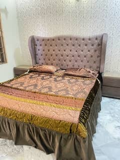 double bed with foam in new condition