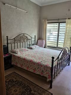 Bed Set with Mattress, 2 Chairs, 2 Sidetables, Dressing and a Mirror