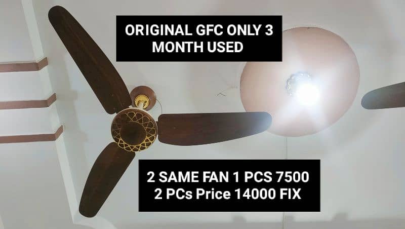 GFC 5 FANS PURE COPPER WINDING ACDC NHI HAI YA 220WATT FAN 03427788360 16